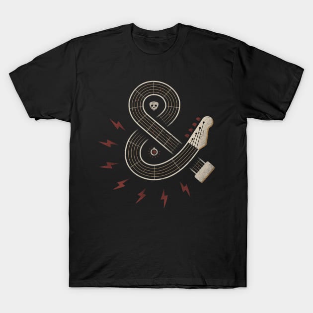 Ampersand rock guitar T-Shirt by Wanderwolf10